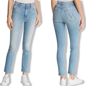 Mother The Dazzler Ankle Straight-Leg Jeans In Ready To Roll